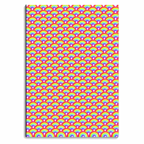 Rainbows - personalised A4, A5, A6 notebook by Dominic Early
