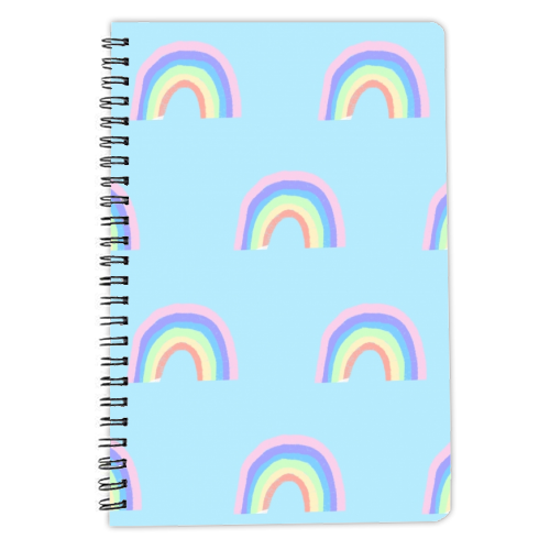 Rainbows - personalised A4, A5, A6 notebook by Ella Seymour
