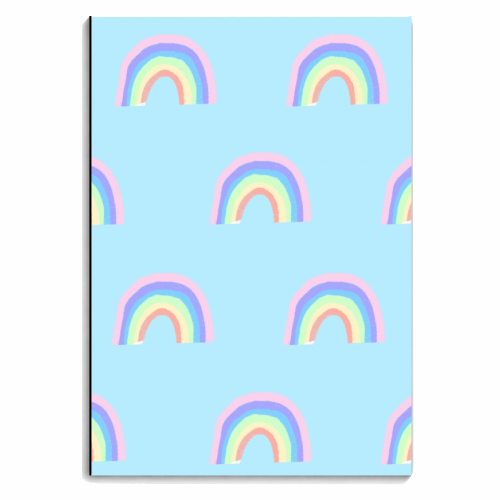 Rainbows - personalised A4, A5, A6 notebook by Ella Seymour