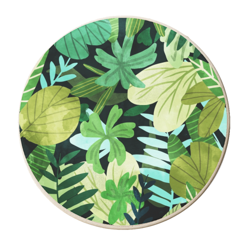 Rainforest || - personalised beer coaster by Uma Prabhakar Gokhale