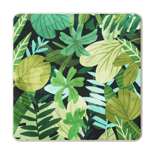 Rainforest || - personalised beer coaster by Uma Prabhakar Gokhale