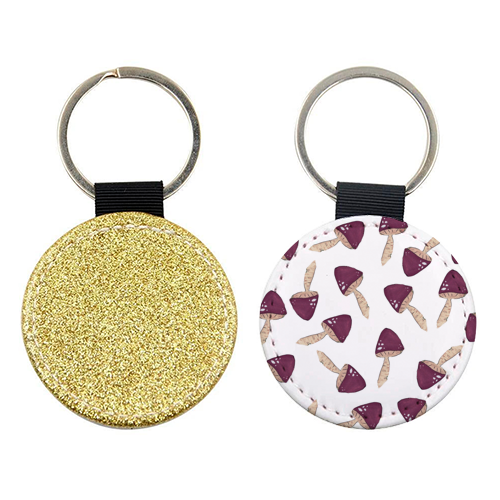 Raining mushrooms - keyring by Linbylane