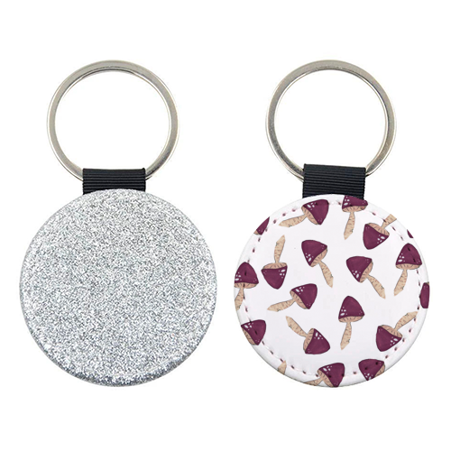 Raining mushrooms - keyring by Linbylane