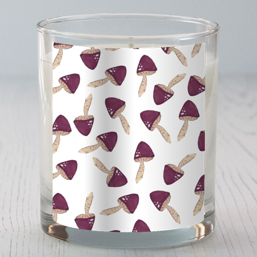 Raining mushrooms - scented candle by Linbylane