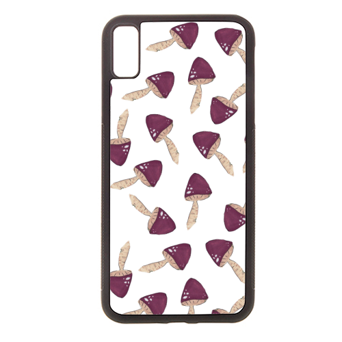 Raining mushrooms - stylish phone case by Linbylane
