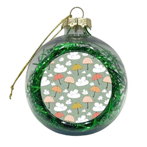 Rainy Day - xmas bauble by heartsandsharts