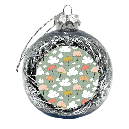 Rainy Day - xmas bauble by heartsandsharts
