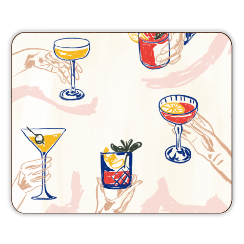 Raise the Glass! - designer placemat by EZbie