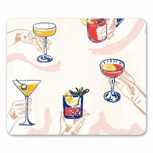 Raise the Glass! - mouse mat by EZbie