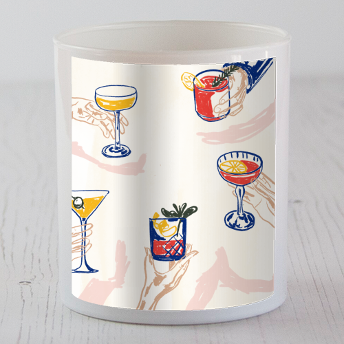 Raise the Glass! - scented candle by EZbie