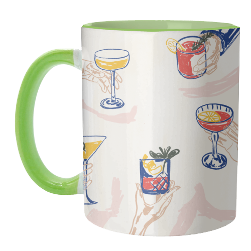 Raise the Glass! - unique mug by EZbie