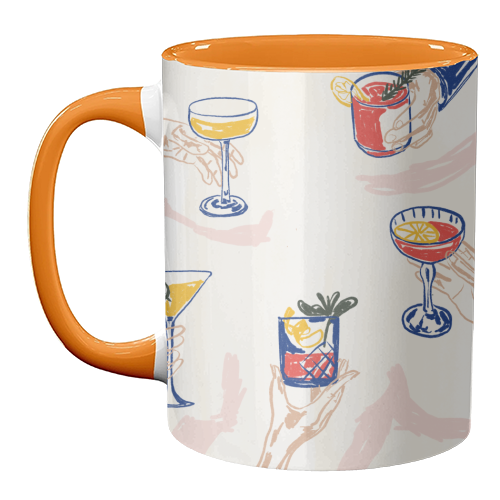 Raise the Glass! - unique mug by EZbie