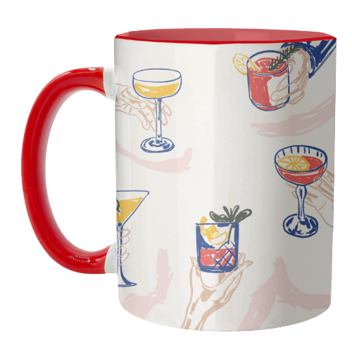 Raise the Glass! - unique mug by EZbie
