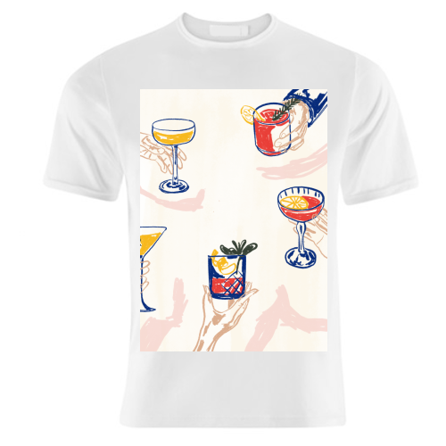 Raise the Glass! - unique t shirt by EZbie