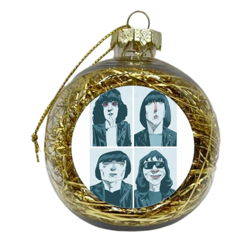 Ramones - xmas bauble by Alexander Jackson