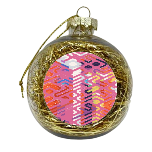 Random Complication - xmas bauble by Uma Prabhakar Gokhale