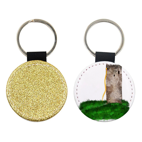 Rapunzel Castle - Princess - keyring by Ayesha Idris
