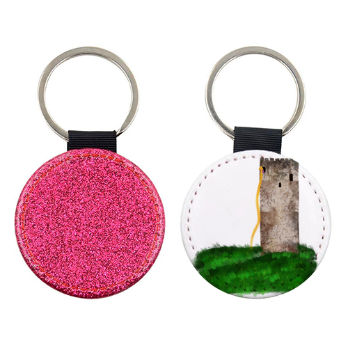 Rapunzel Castle - Princess - keyring by Ayesha Idris