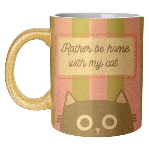 Rather Be Home - unique mug by The Paper Tail