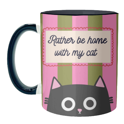 Rather Be Home - unique mug by The Paper Tail