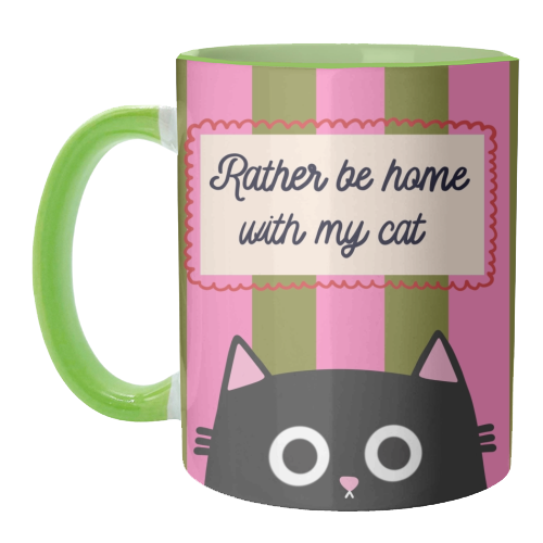 Rather Be Home - unique mug by The Paper Tail