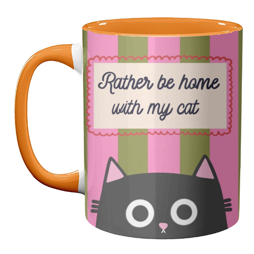 Rather Be Home - unique mug by The Paper Tail