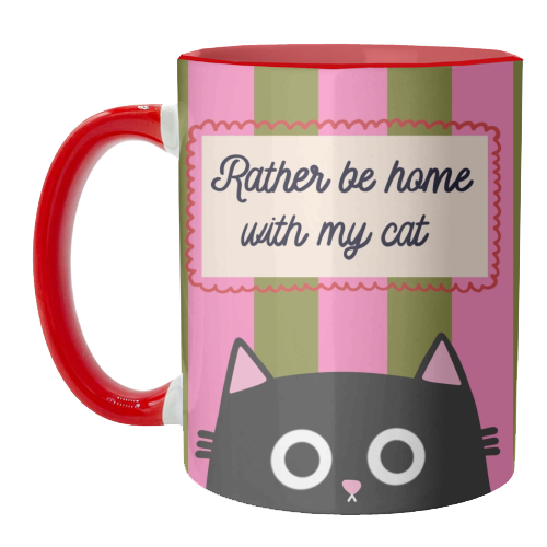 Rather Be Home - unique mug by The Paper Tail
