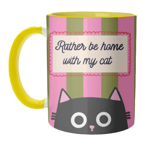 Rather Be Home - unique mug by The Paper Tail