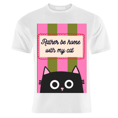 Rather Be Home - unique t shirt by The Paper Tail