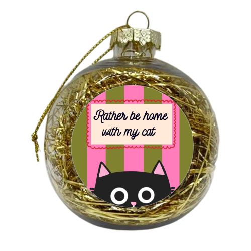 Rather Be Home - xmas bauble by The Paper Tail