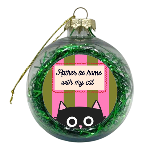 Rather Be Home - xmas bauble by The Paper Tail