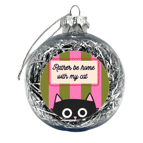 Rather Be Home - xmas bauble by The Paper Tail