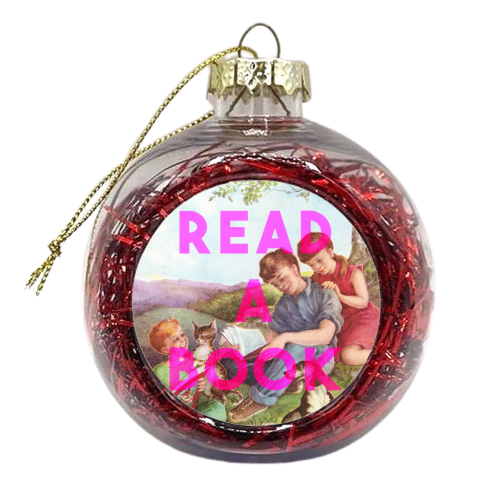 Read A Book - xmas bauble by The 13 Prints