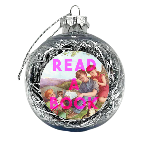 Read A Book - xmas bauble by The 13 Prints
