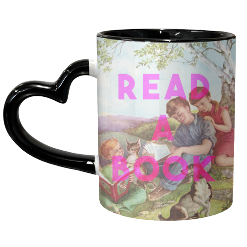 Read A Book - unique mug by The 13 Prints