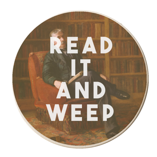 Read It And Weep - personalised beer coaster by The 13 Prints