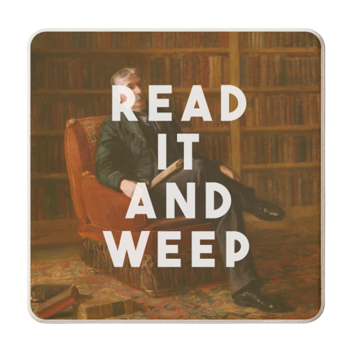 Read It And Weep - personalised beer coaster by The 13 Prints