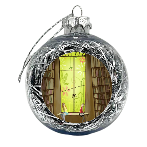 Read something into this - xmas bauble by Amy Lewis