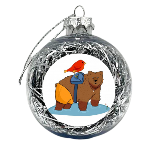 Real life Banjo and Kazooie - xmas bauble by Josh Porter