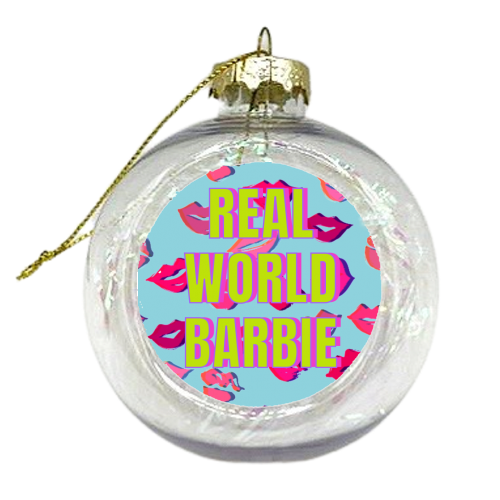 Real World Barbie - xmas bauble by House of Nida