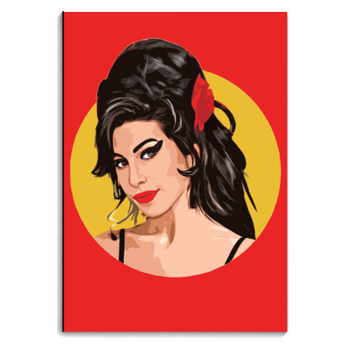 RED AMY - personalised A4, A5, A6 notebook by DOLLY WOLFE