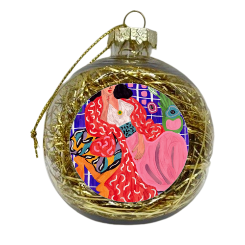 Red Coat - xmas bauble by Ana Clerici