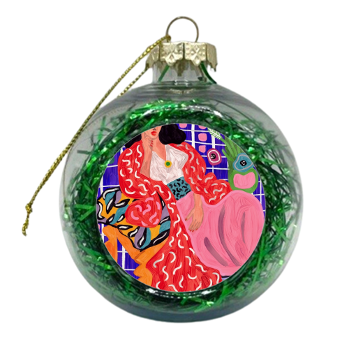 Red Coat - xmas bauble by Ana Clerici
