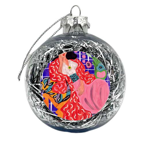 Red Coat - xmas bauble by Ana Clerici