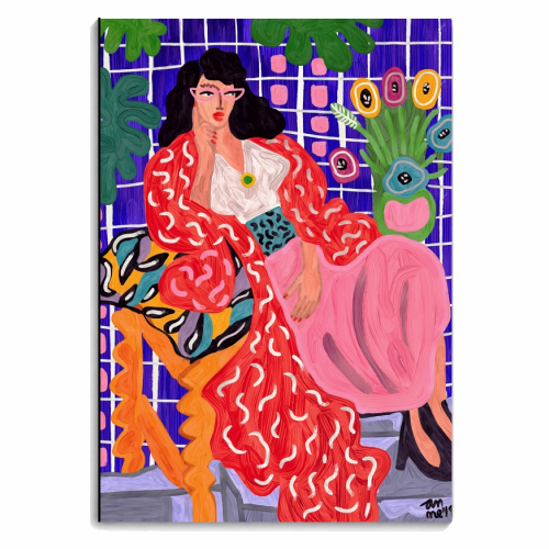 Red Coat - personalised A4, A5, A6 notebook by Ana Clerici