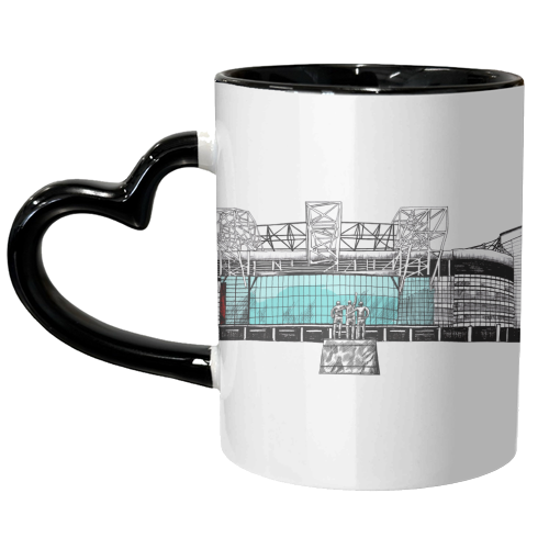 Red Devil's Stadium - unique mug by Katie Clement