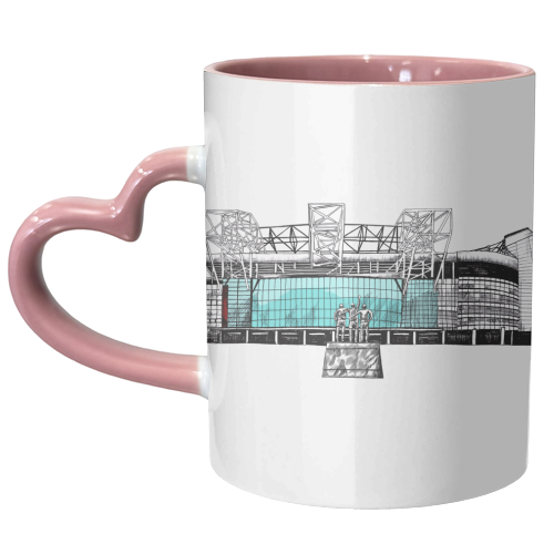Red Devil's Stadium - unique mug by Katie Clement