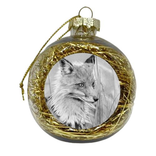 Red Fox - xmas bauble by Joe Taylor