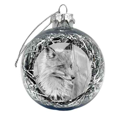 Red Fox - xmas bauble by Joe Taylor