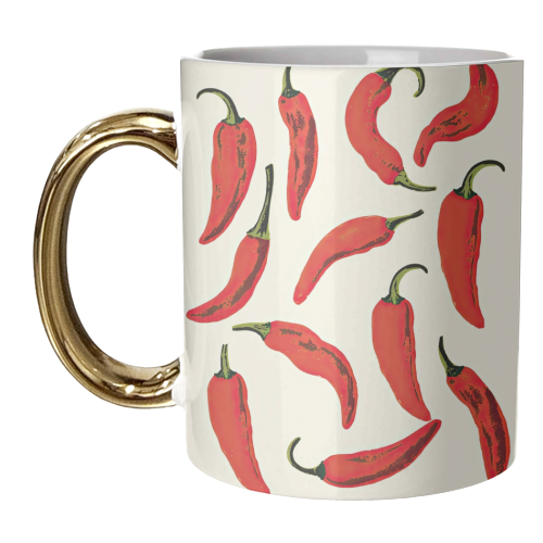 red hot chilli peppers kitchen - unique mug by Move Studio
